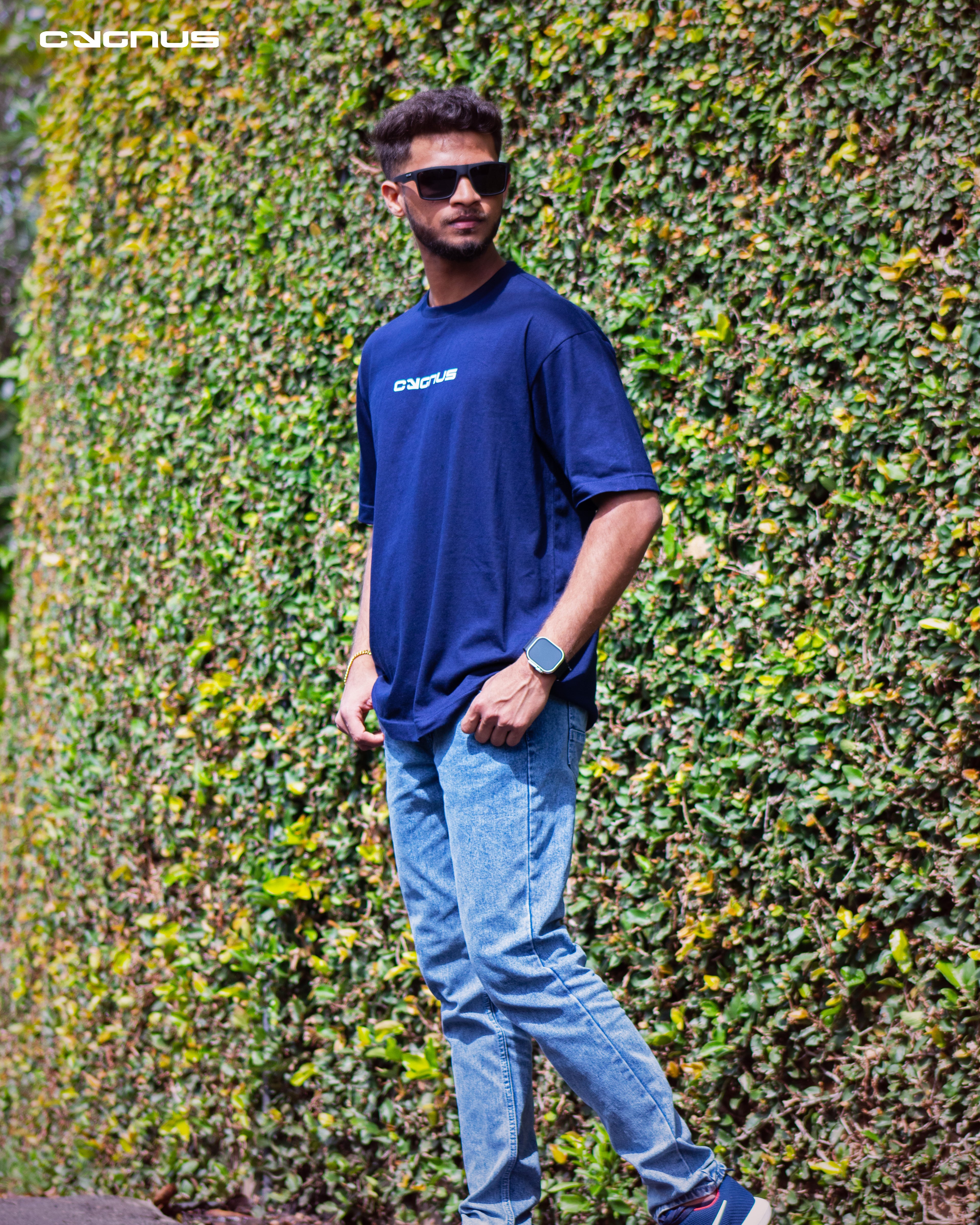 Oversized Classic Tee - Deep Navy
