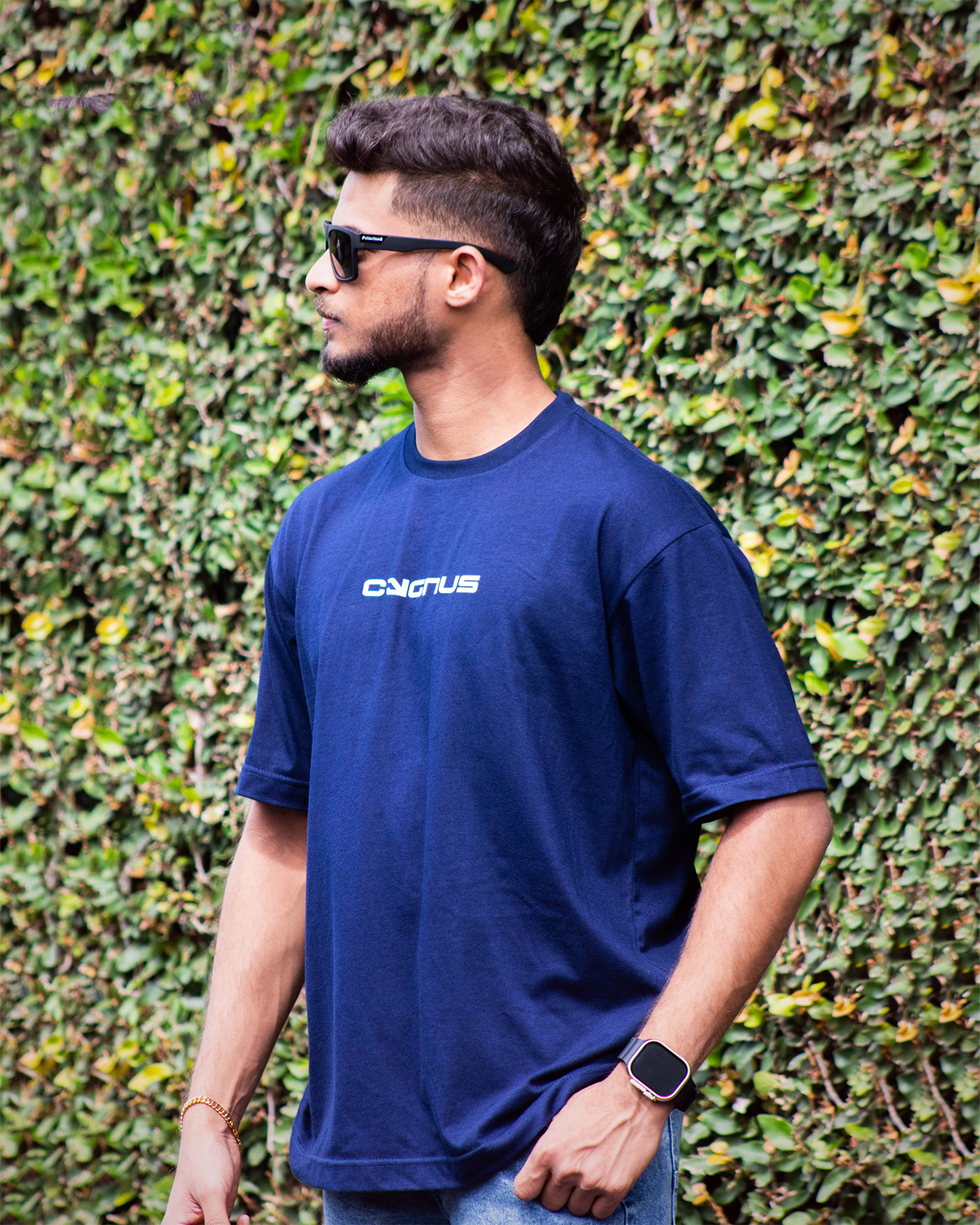 Classic Oversized Tee - Deep Navy